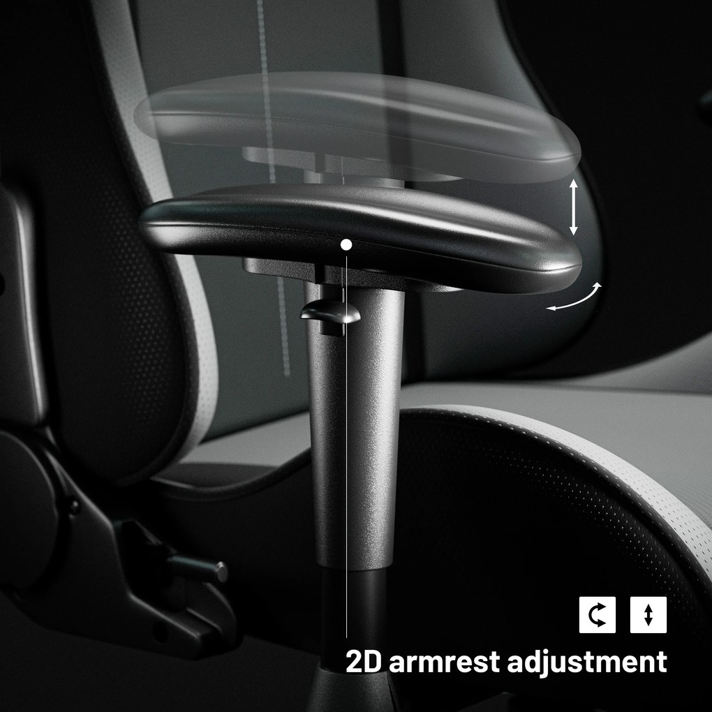 Poltrona da gaming in tessuto grigio Diablo X-Starter