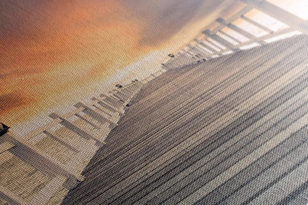 Stampa su tela – Passeggiata di legno