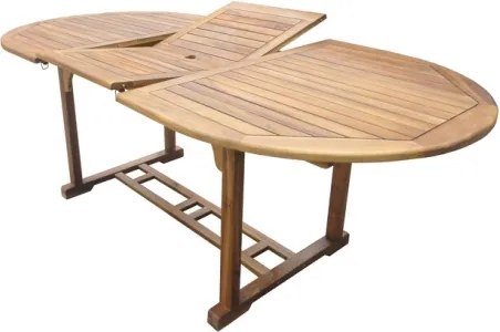 Tavolo Legno Allungabile 240/180x100x75 cm - Acacia FSC 100%