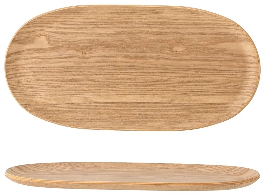 Vassoio decorativo in rovere 15x31 cm Leyton - Bloomingville