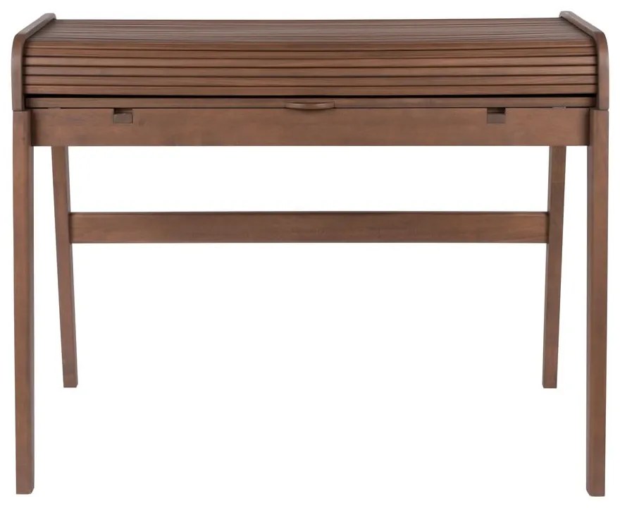 Scrivania marrone con piano estraibile Barbier - Zuiver