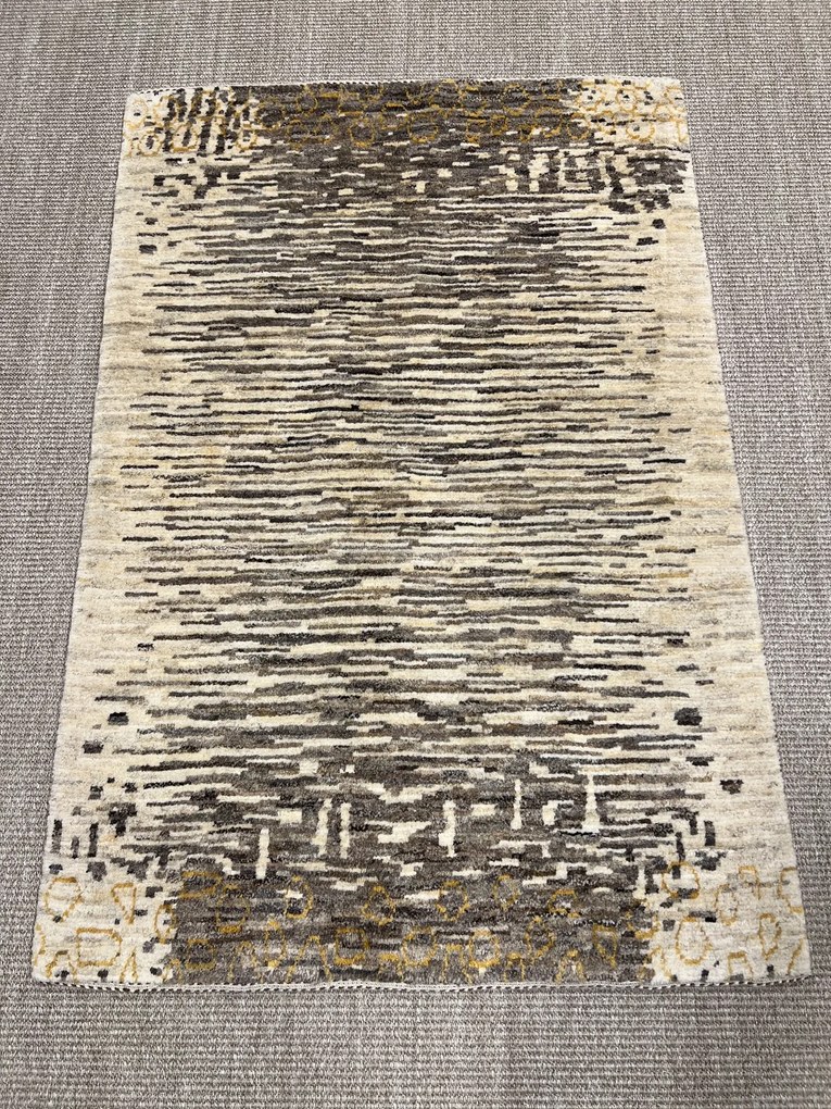 Loribaft Tappeto persiano 80x120 Beige (Iran) Annodato A Mano