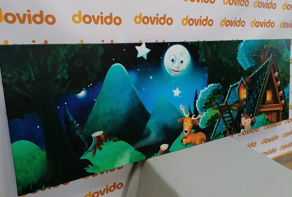 Quadro su tela – Bosco fiabesco