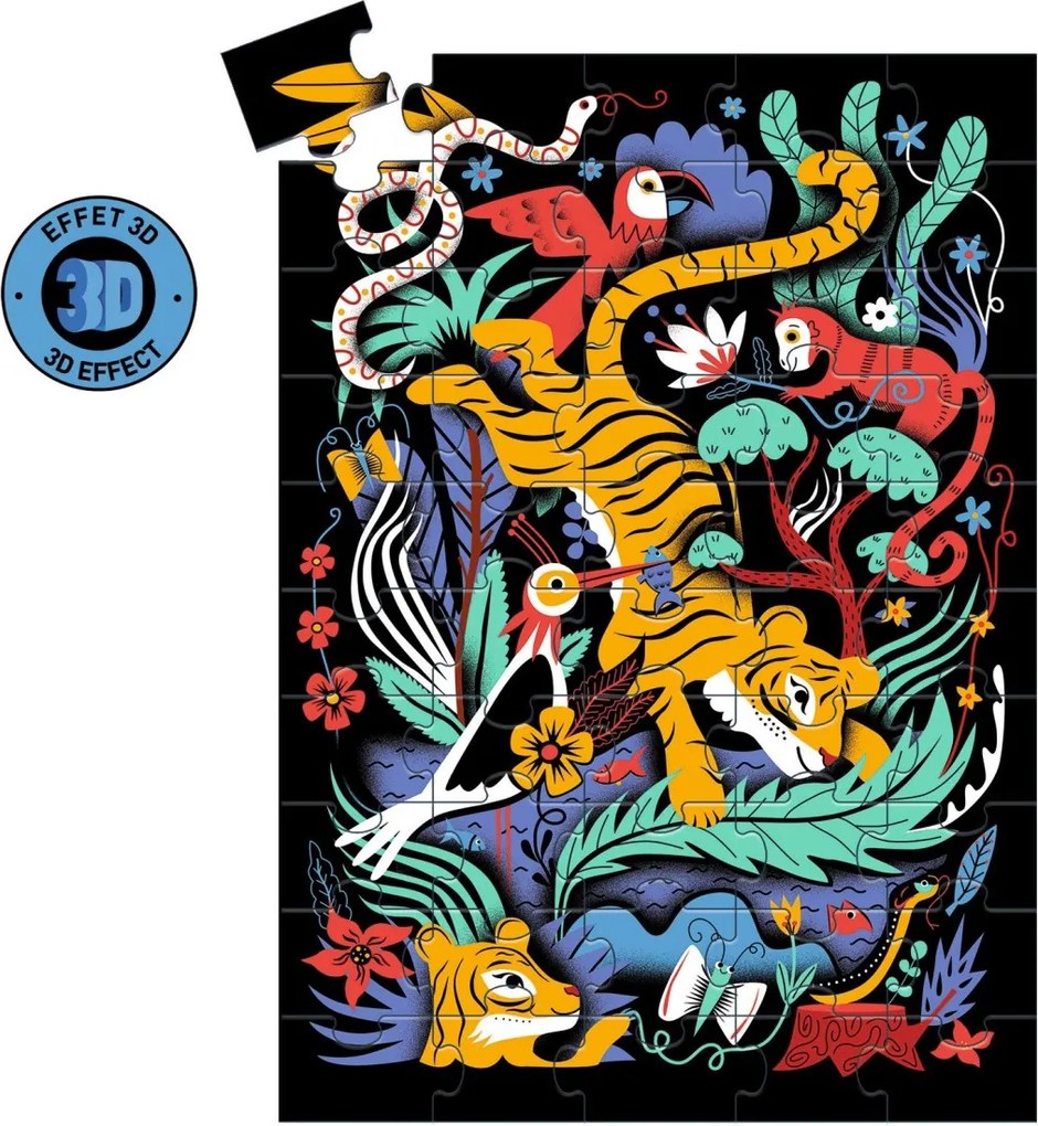 Magico puzzle - Tigre - 50 pz