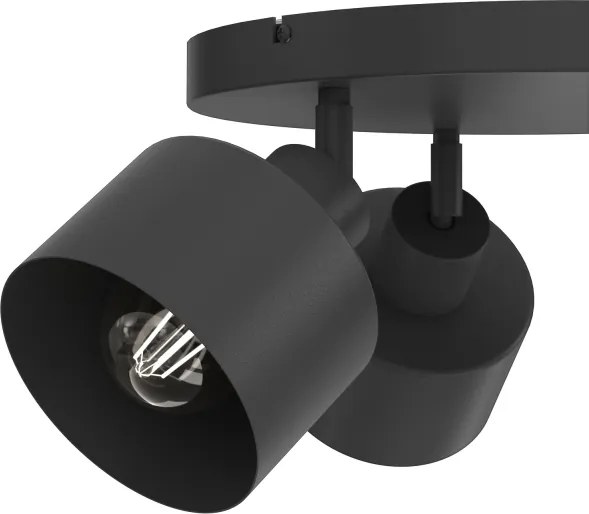 Faretto PARKLA 3xE27/15W/230V nero