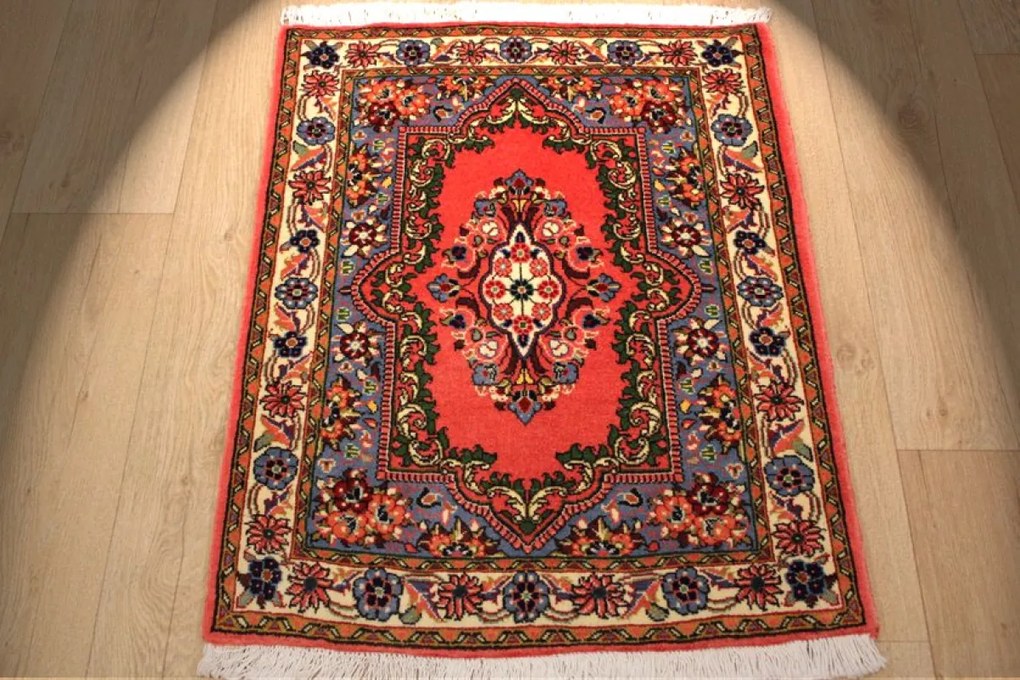 Sarouk Tappeto 70 x 80 (Iran) Annodato A Mano