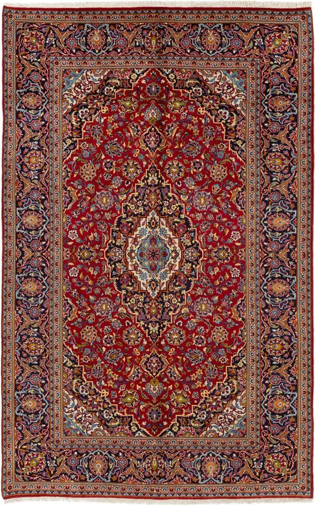 Kashan Tappeto 200 x 320 (Iran) Annodato A Mano