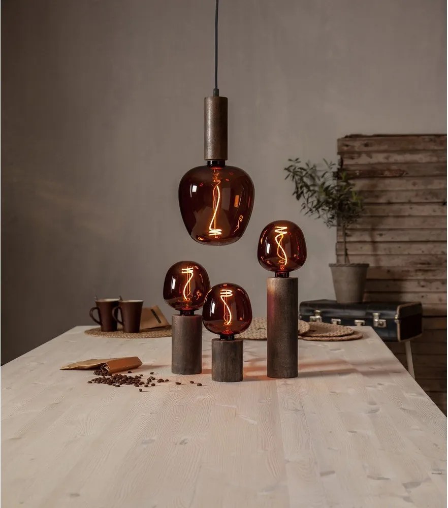 Lampada a sospensione marrone scuro Tub - Star Trading