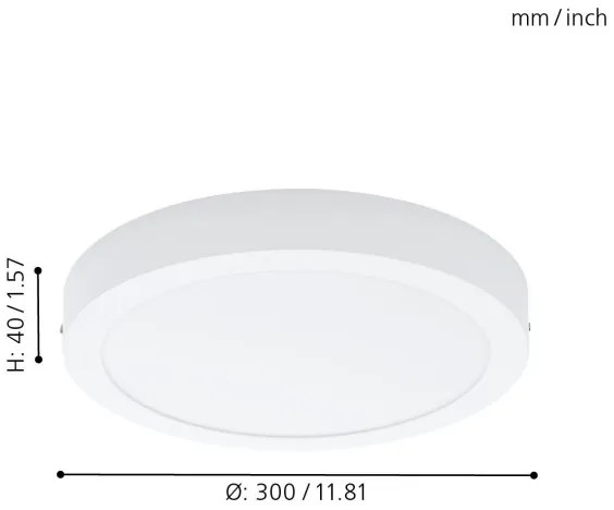 Eglo 78203 - Plafoniera LED FUEVA LED/22W/230V
