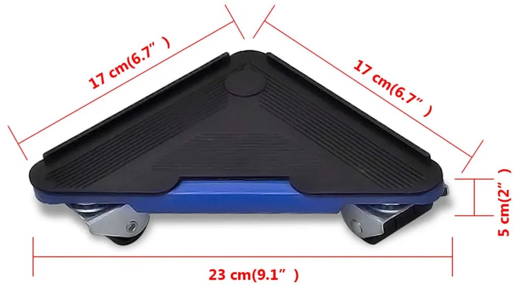 Set per il Trasporto dei Mobili Sollevatore con Ruote