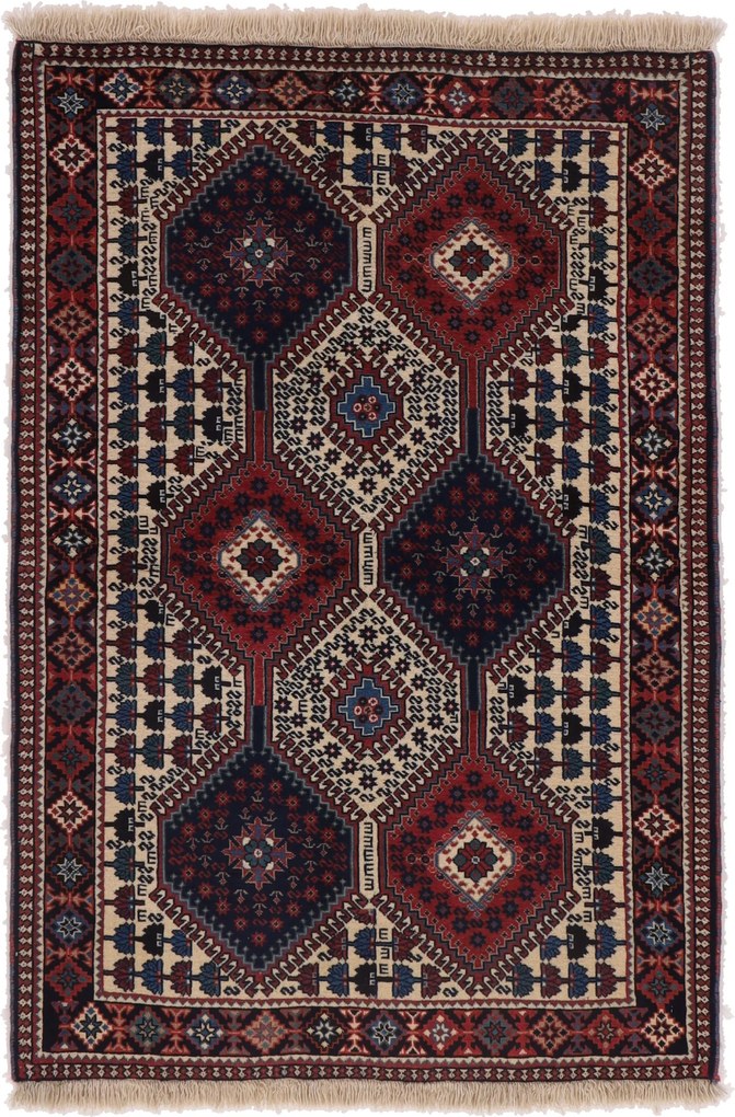 Yalameh Tappeto 150x100 (Iran) Annodato A Mano
