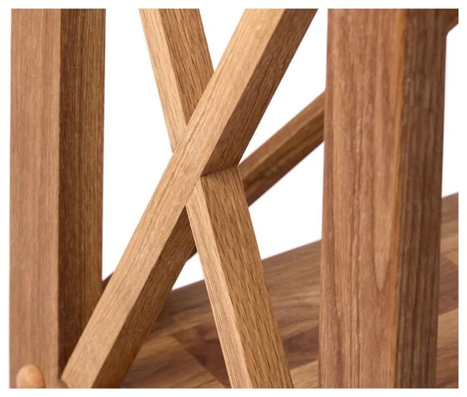 Scaffale effetto rovere colore naturale 70x161 cm X-Shelf - Unique Furniture