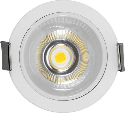 Faro da Incasso 7W Foro Ø55mm Bianco IP40 CCT BRIDGELUX LED 3 Parabole Colore Bianco Variabile CCT