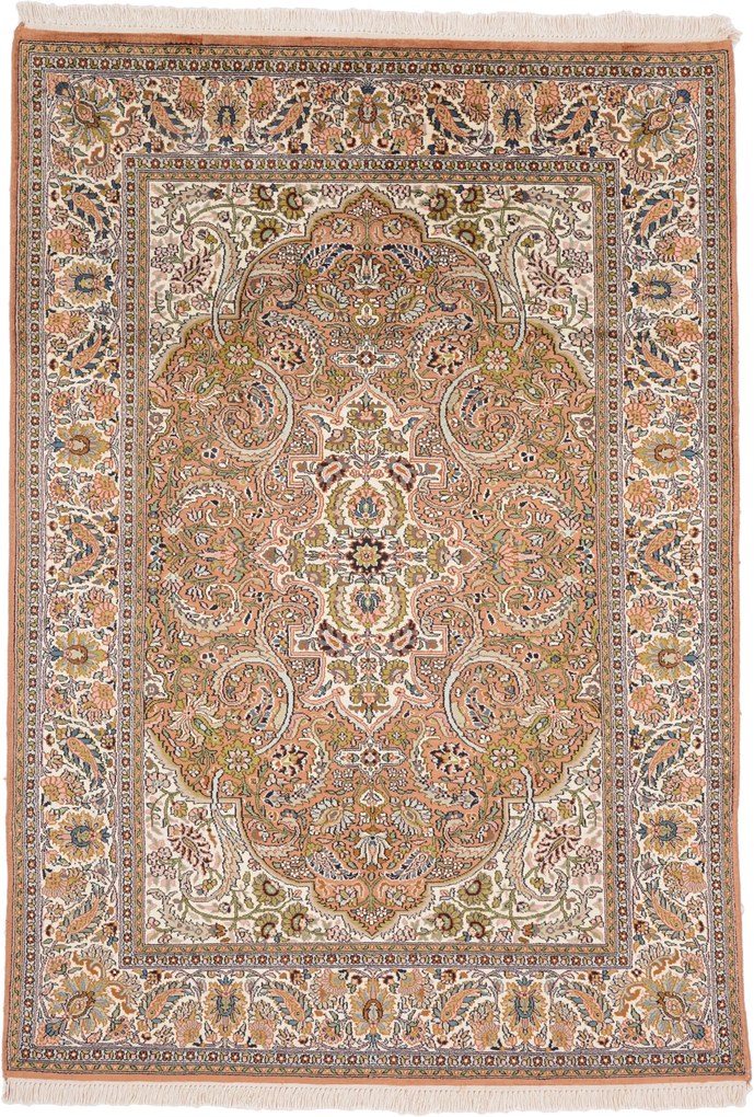 Cashmere Silk Tappeto 180x120 (Indian) Annodato A Mano