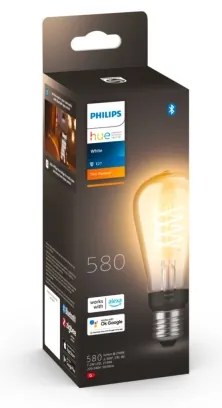 Lampadina LED dimmerabile Philips Hue WHITE FILAMENT ST64 E27/7W/230V 2100K
