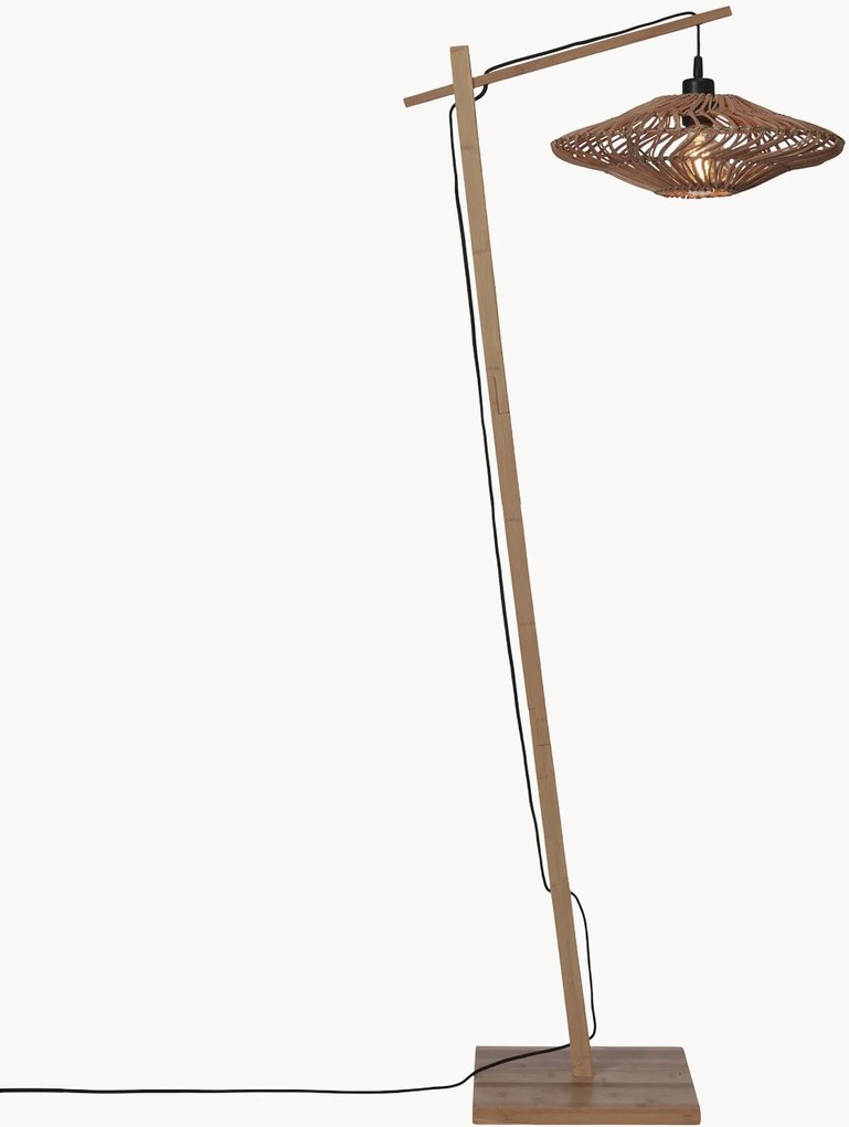Lampada da lettura in rattan Zanzibar