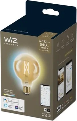 Lampadina LED dimmerabile VINTAGE G95 E27/6,7W/230V 2000-5000K CRI 90 Wi-Fi - WiZ