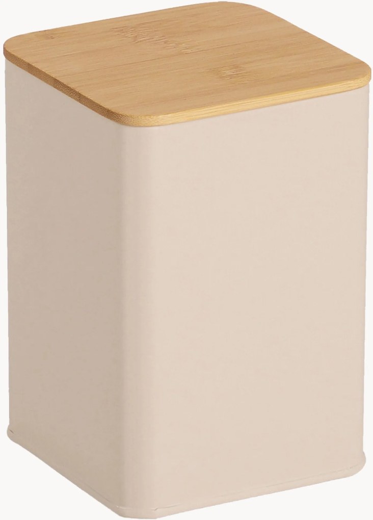 Set di 6 contenitori da cucina con coperchio in bambù Classic