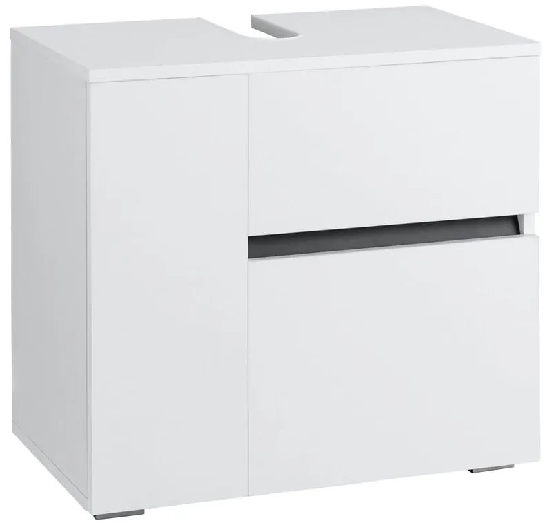 Mobile lavabo bianco , 60 x 55 cm Wisla - Støraa