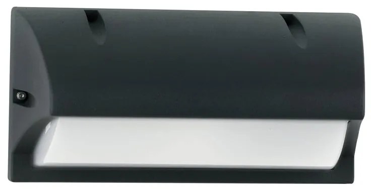 Applique moderno da esterno ATLANTA-AP nero IP54 E27 INTEC