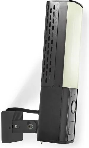 Nedis WIFICOL10CBK - Telecamera esterna Full HD 1080p con LED Wi-Fi IP65