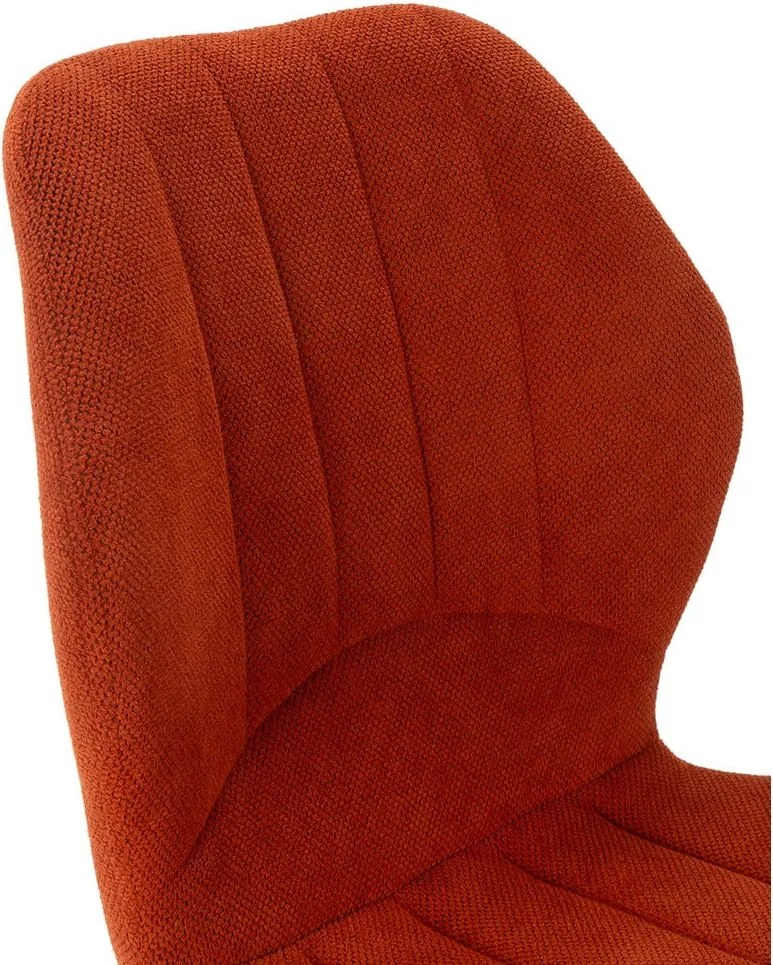 Set di sedie da pranzo color mattone 4 pz pezzi Milu - Marckeric