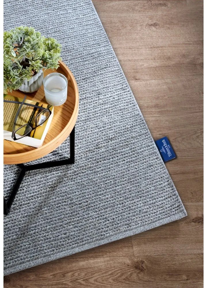 Tappeto grigio in lana tessuto a mano 60x90 cm Francois - Villeroy&Boch