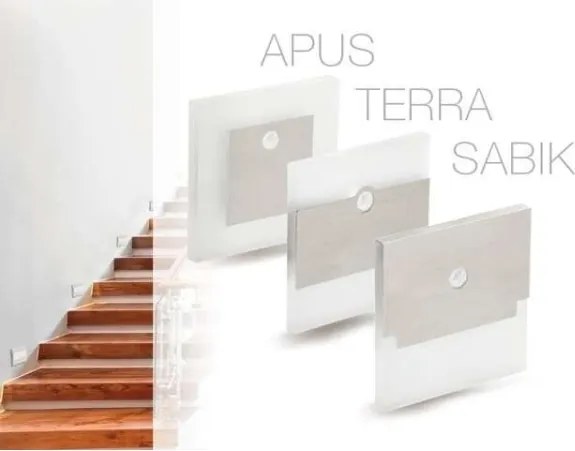 Kanlux 27370 - Lampada LED per scale APUS con sensore LED/0,8W/12V 3000K