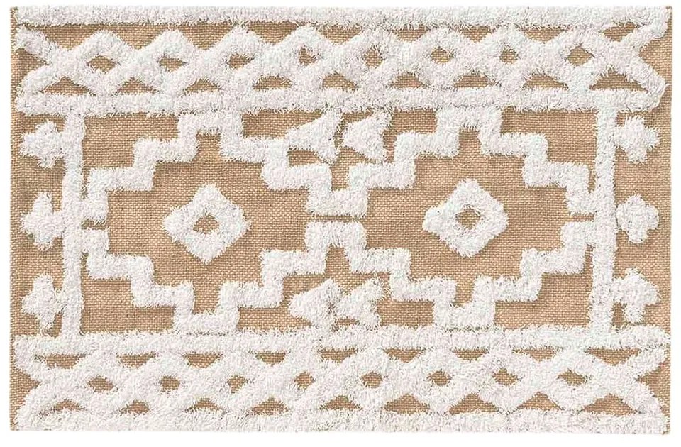 Tappeto beige in misto iuta 60x90 cm Medine – douceur d'intérieur