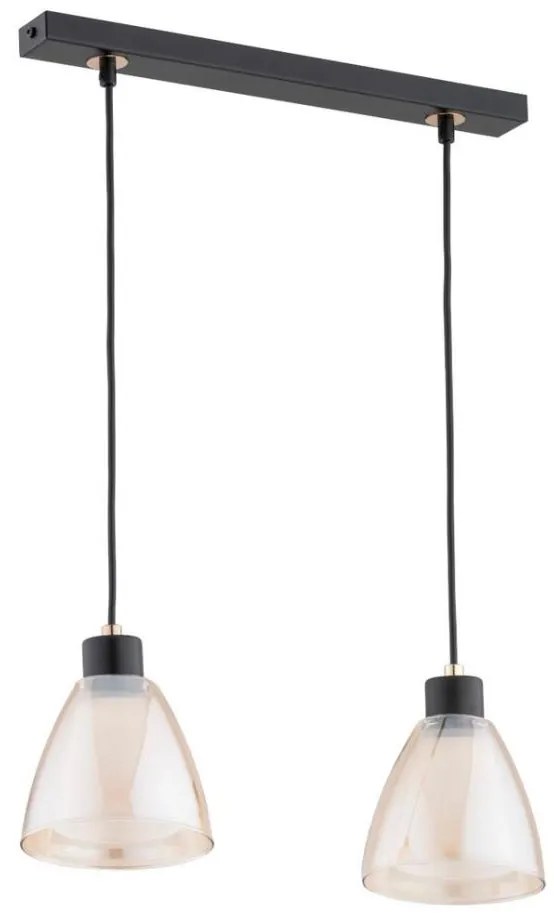 Lampadario a sospensione con filo ANION 2xE27/60W/230V