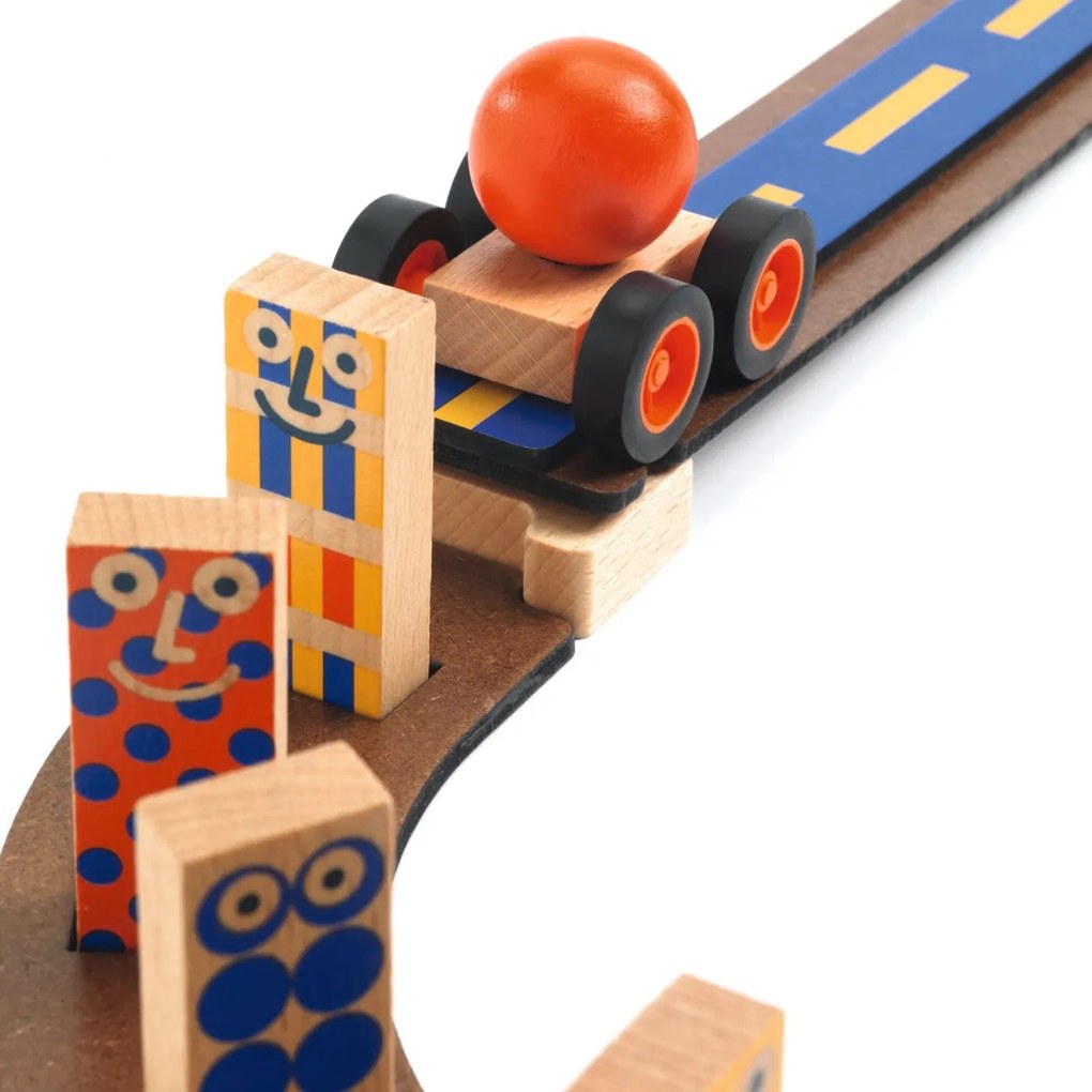 Percorso domino - Zig & Go Junior - Racer - 51 pz