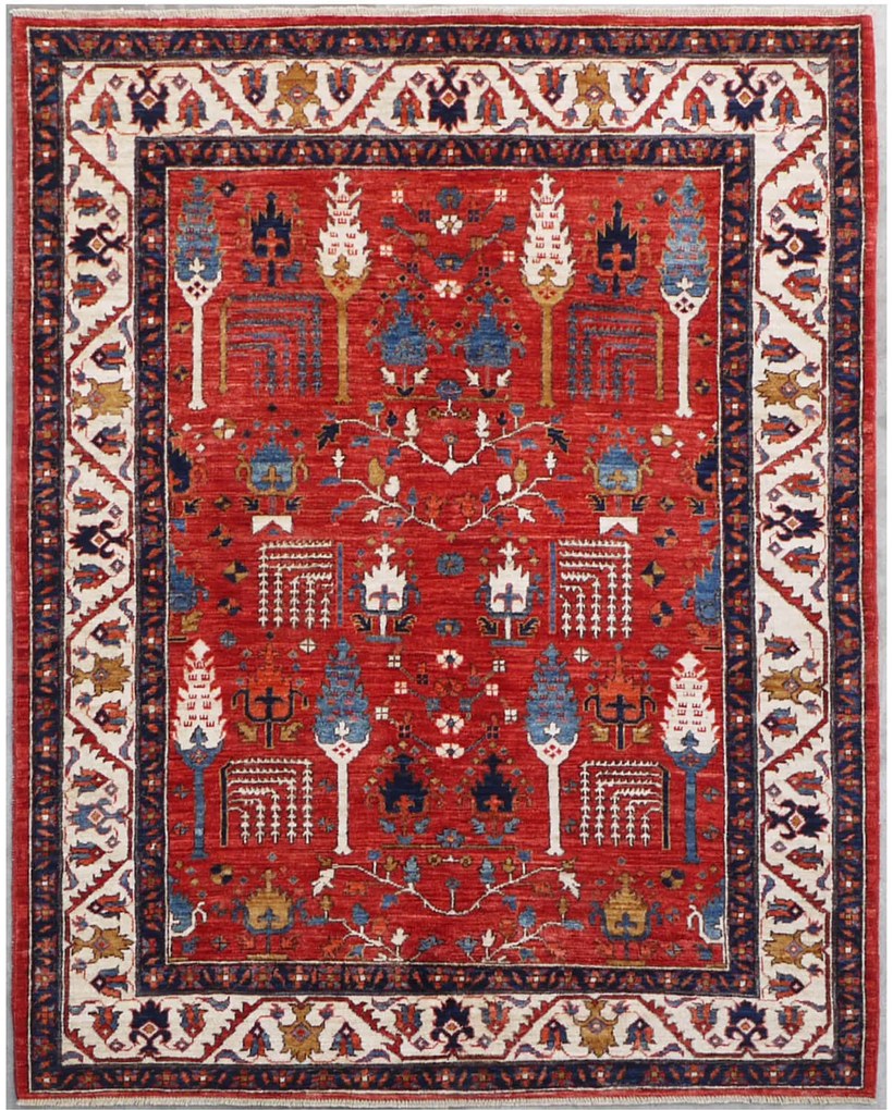 Samarkand Tappeto orientale 190x150 (Pakistan) Annodato A Mano