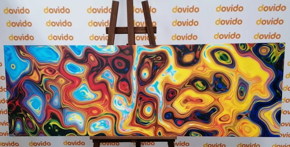 Stampa su tela – Astrazione colorata
