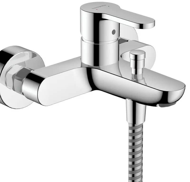 Rubinetto per vasca getto aerato STAMIS S per muro cromo HANSGROHE
