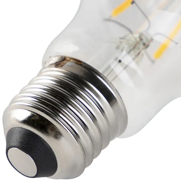 Set di 5 lampadine LED dimmerabili E27 vetro trasparente 4W 320lm 2200K