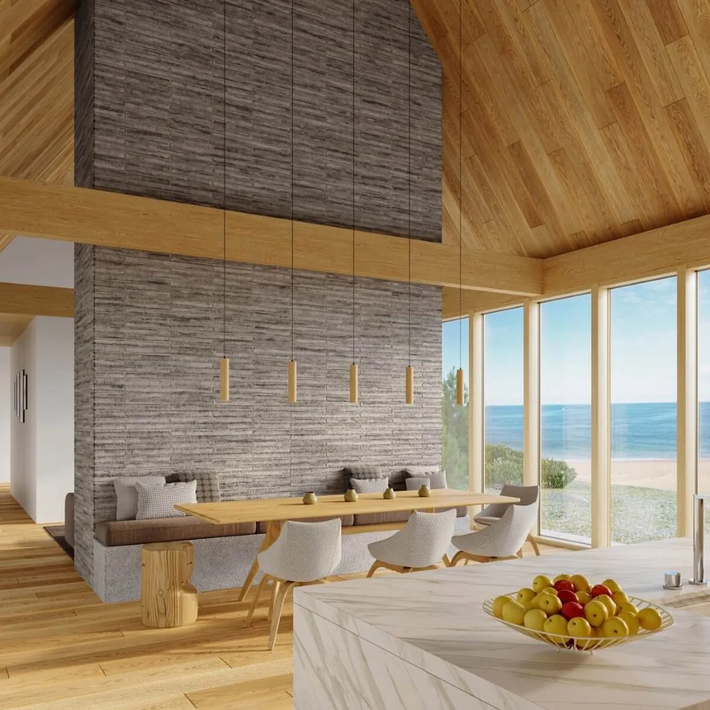 Lampada a Sospensione GU10 in Legno LINO