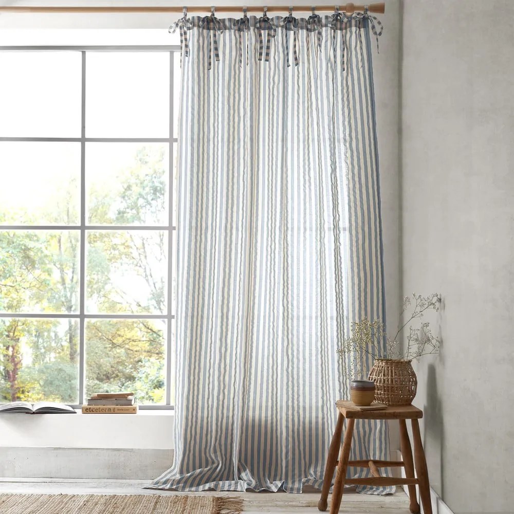 Tenda sottile blu 140x183 cm Zanzibar Stripe – Pineapple Elephant