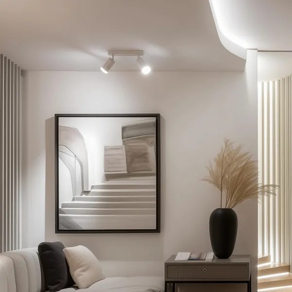 Brilagi - Luce Spot da bagno SELE 2xGU10/30W/230V IP44 bianco