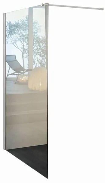 Box doccia walk-in L 88 x H 200 cm, vetro 6 mm bianco