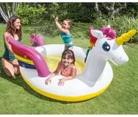 INTEX Piscina per Bambini Unicorno con Spruzzo 127x102x69 cm cod 8655