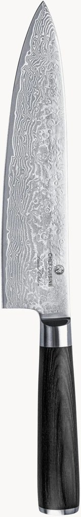 Coltello da chef in acciaio damascato con manico in legno Pakkawood Limited Edition