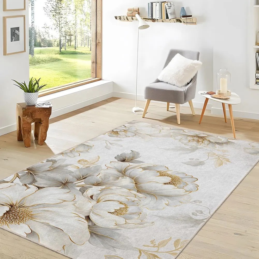 Passatoia color crema lavabile 80x200 cm Soft and Gentle – Mila Home
