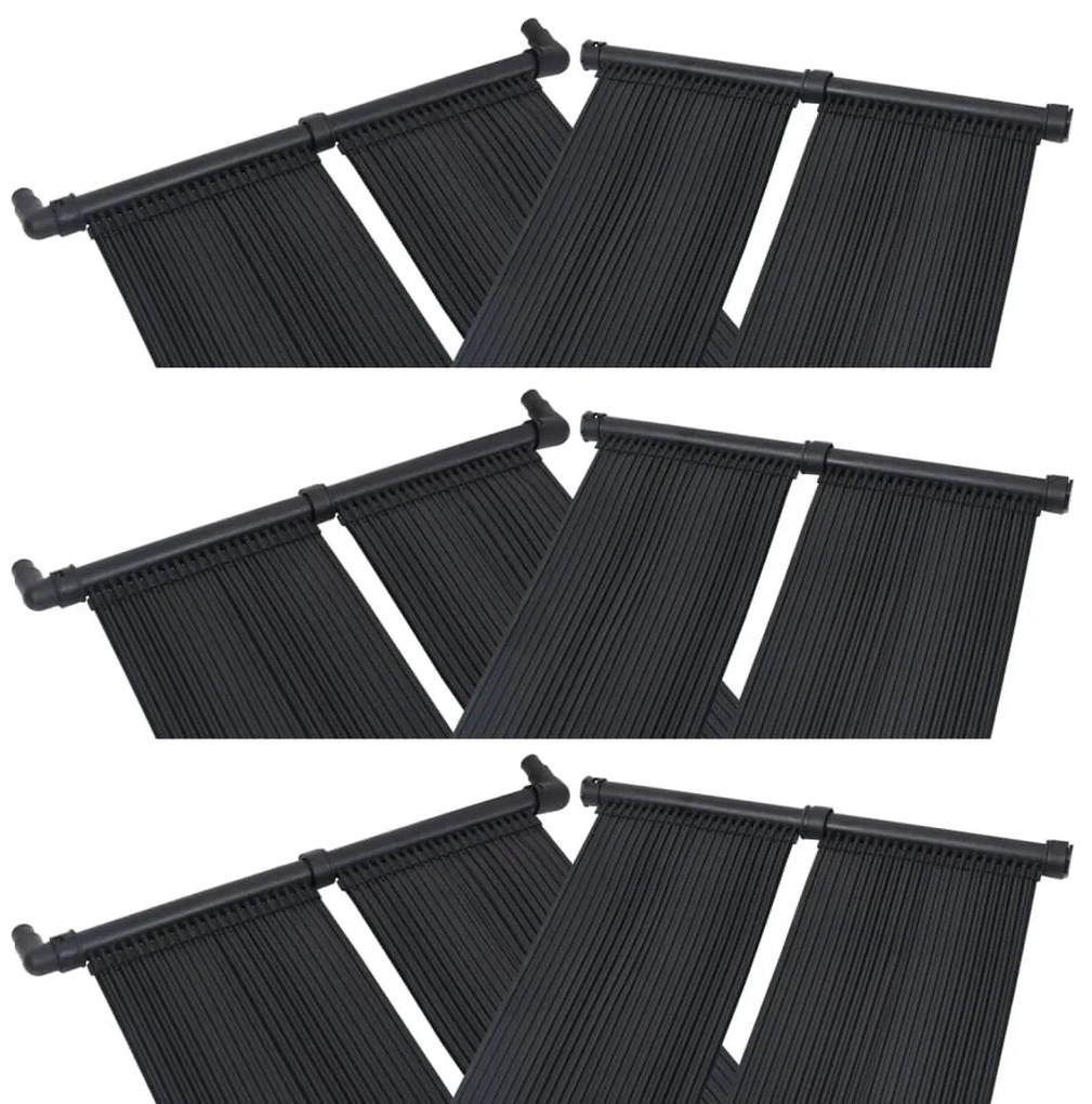 Pannelli Solari Riscaldatori Per Piscina 6 Pz 80x310 Cm /