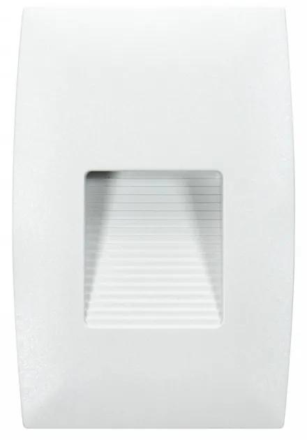 Segnapasso LED Bianco 2W per Scatola 503 - Luce Asimmetrica Colore Bianco Naturale 4.200K