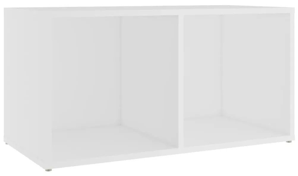 Mobile porta tv bianco 72x35x36,5 cm in legno multistrato