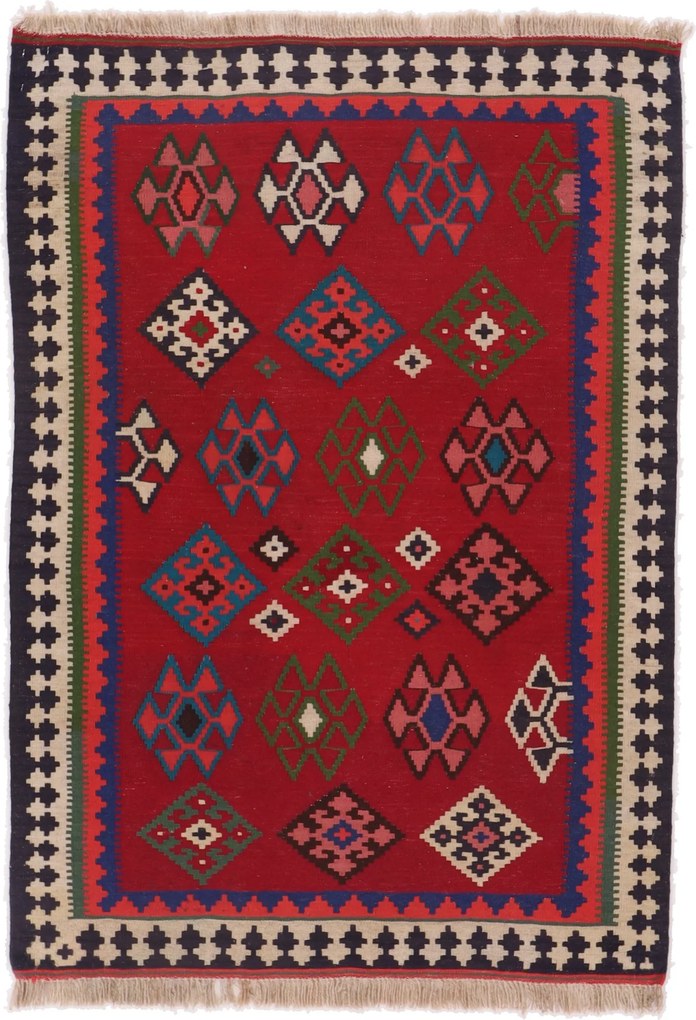 Kilim Tappeto 100 x 150 (Iran) Tessuto A Mano