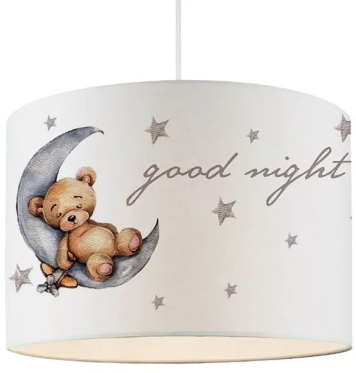 Lampadario per cameretta CANDY 1xE27/40W/230V bianco/marrone