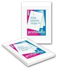 CF20 FOGLI PROTOCOLLO 60 GR. 0B