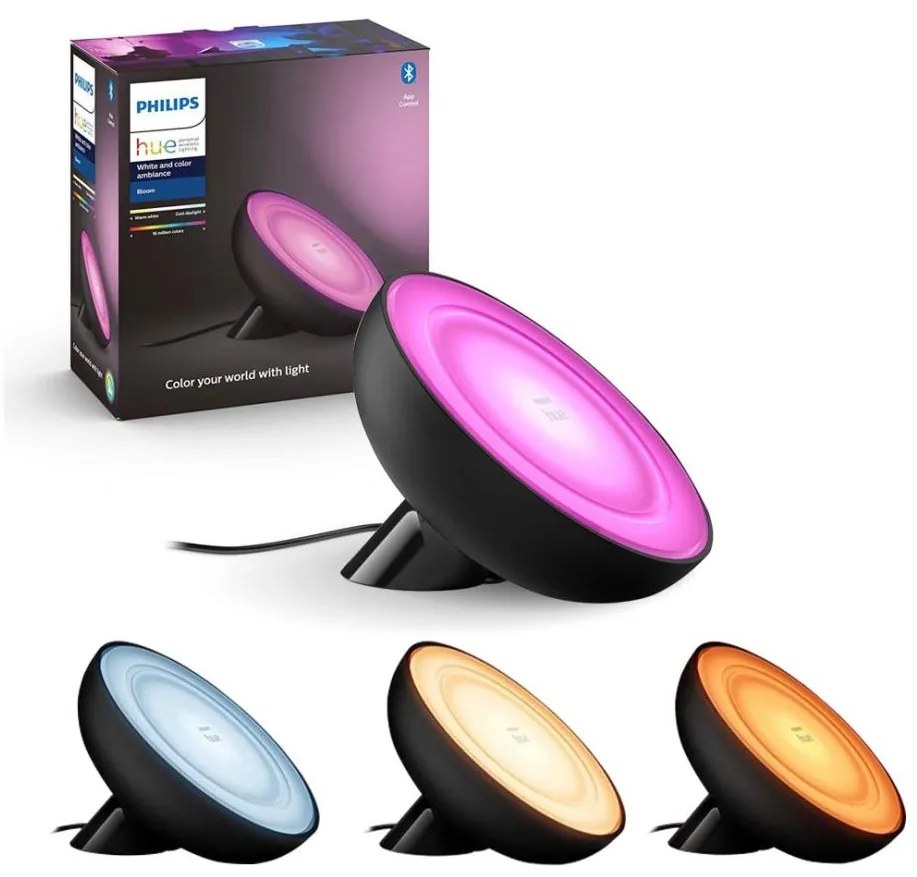 Philips - Lampada da tavolo LED RGB dimmerabile Hue BLOOM 1xLED/7,1W/230V