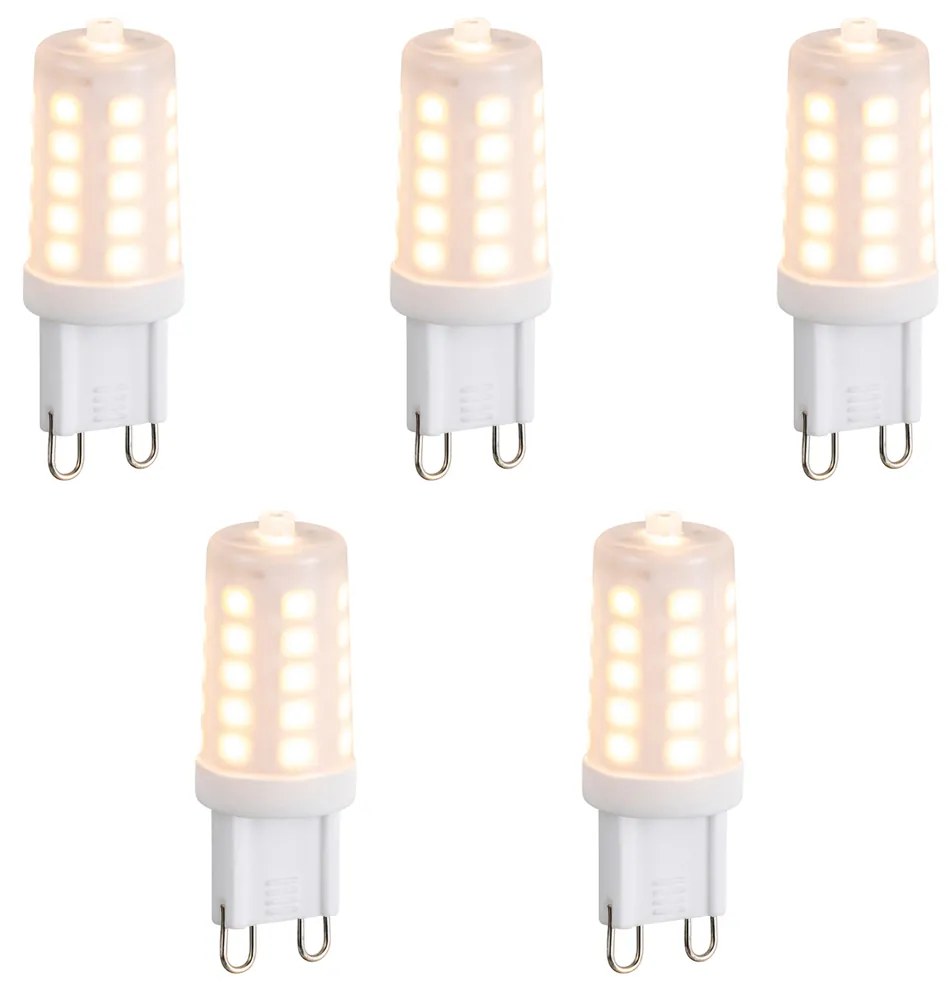 Set di 5 Lampadine LED G9 a Dimmer Opale 3W 250lm 2200K